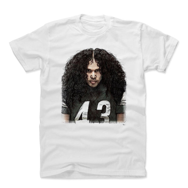 Troy Polamalu Shirt - Vintage Pittsburgh Football Men's Apparel - Troy Polamalu Sketch